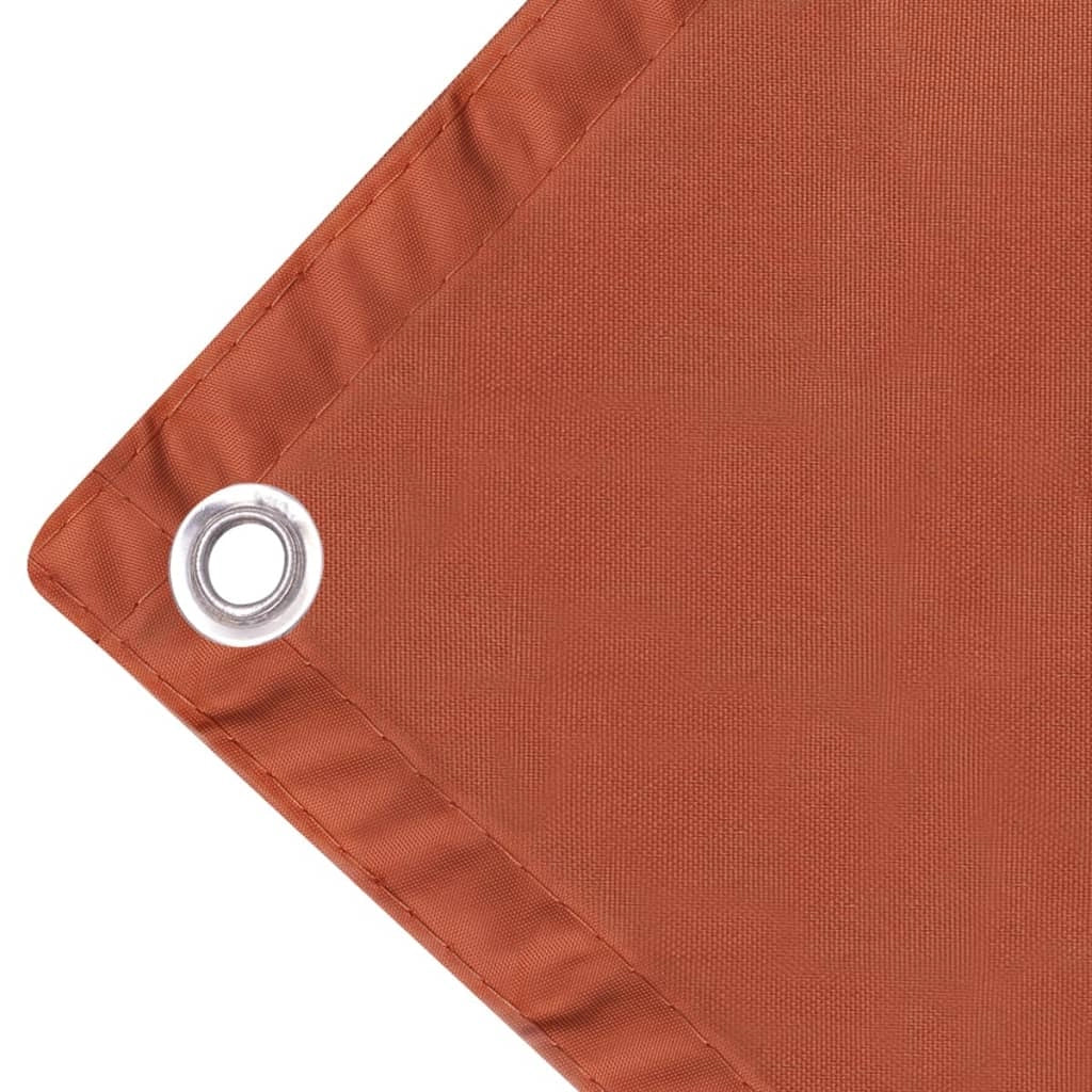 Schermo per balcone schermo per la privacy tessuto Oxford 90 x 600 cm marrone ocra 02_0010180