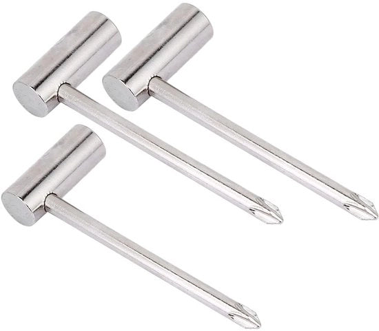 Chiave per l'adeguamento della chitarra - Truss Rod Spanner - Meta - 7MM 8MM 6.35MM - Attrezzo per chitarra - Adatto per chitarra elettrica - Manicotto per chitarra - Utilizzabile per truss rod da 7MM 8MM 6.35MM