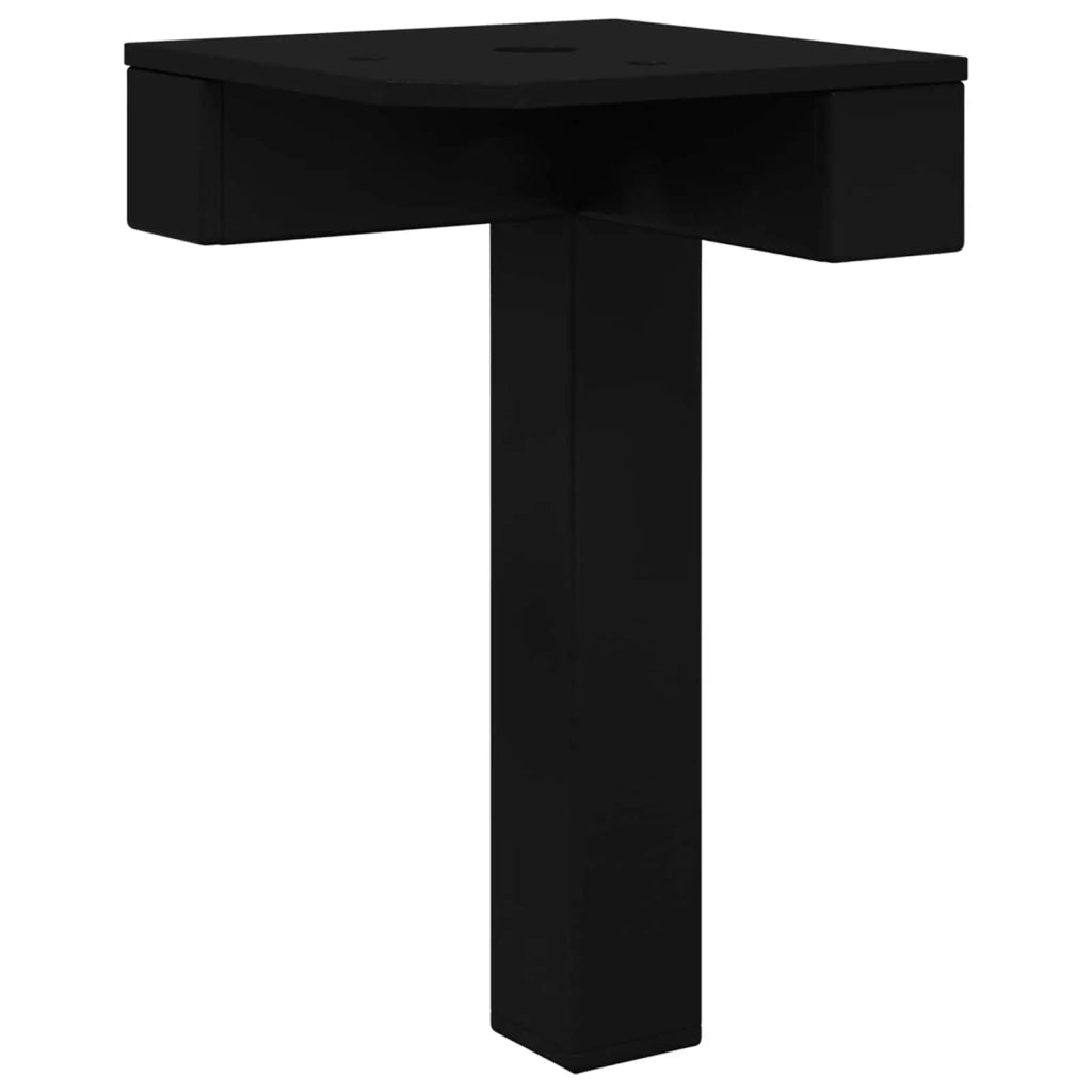 Piedi in piedi 2 pcs Nero 57 x 57 x 100 mm Ferro 864796