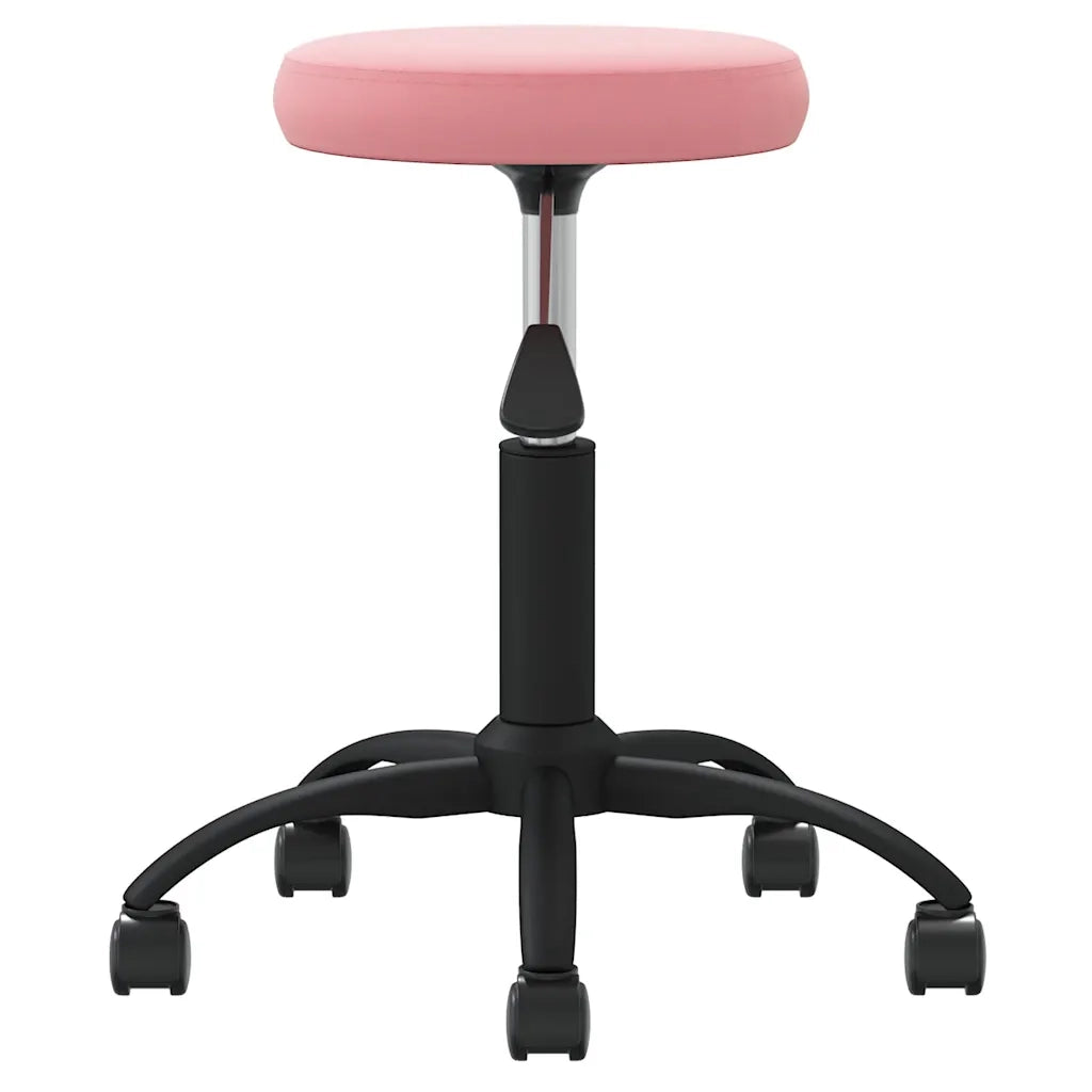 Sgabello da Massaggio in Velluto Rosa 3085743