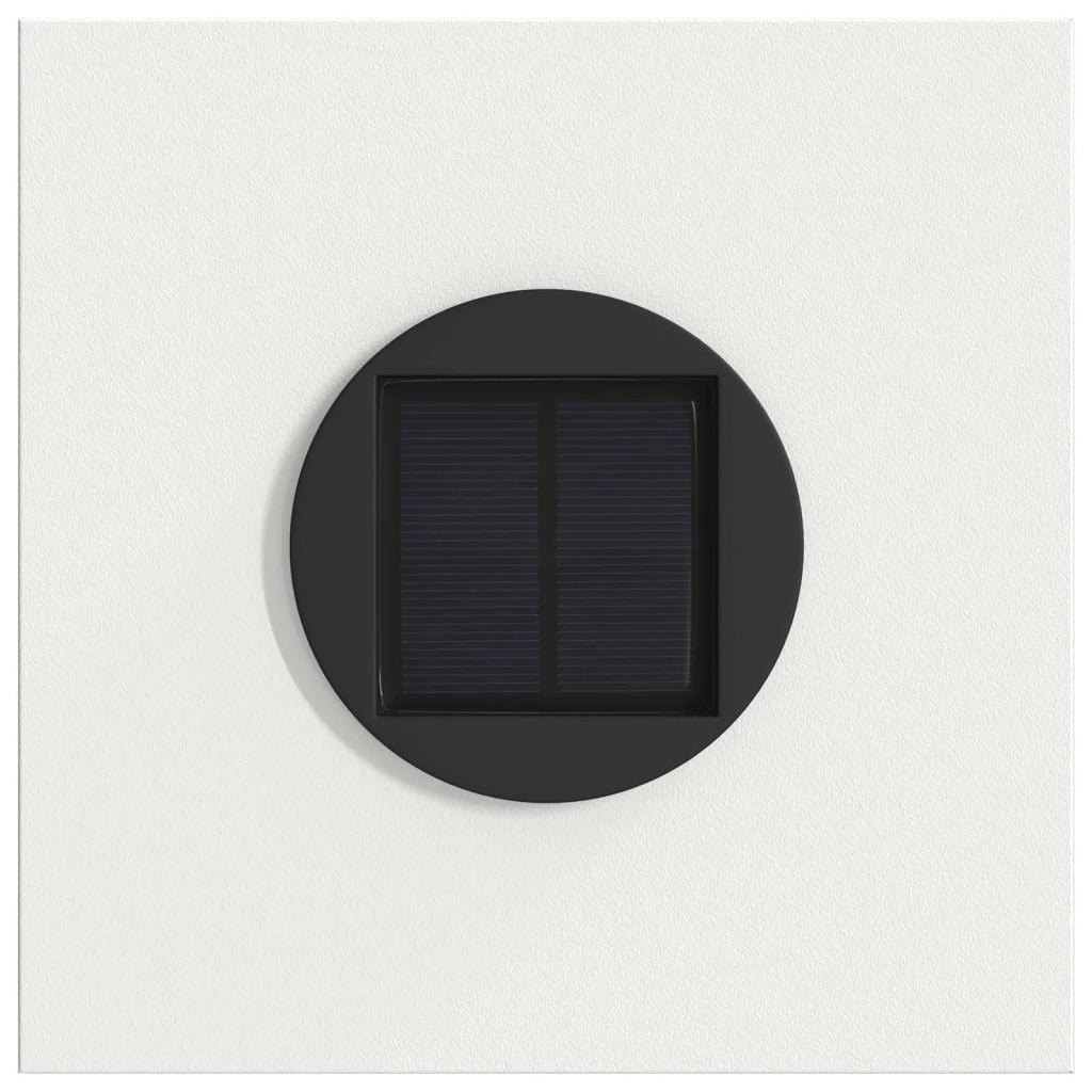 Faro LED solare per sentieri 2 pcs Bianco 879766
