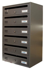 1pz alubox cassetta cubo/r 6 posti ghisa cod:ferx.93240