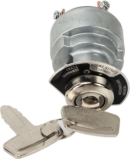 Contattolo 183827 con 2 Chiavi - Sostituzione per Motore Kubota D722 D902 D1005 D1105 D1305 V1205 V1305 V1505 - Interruttore di Avvio.