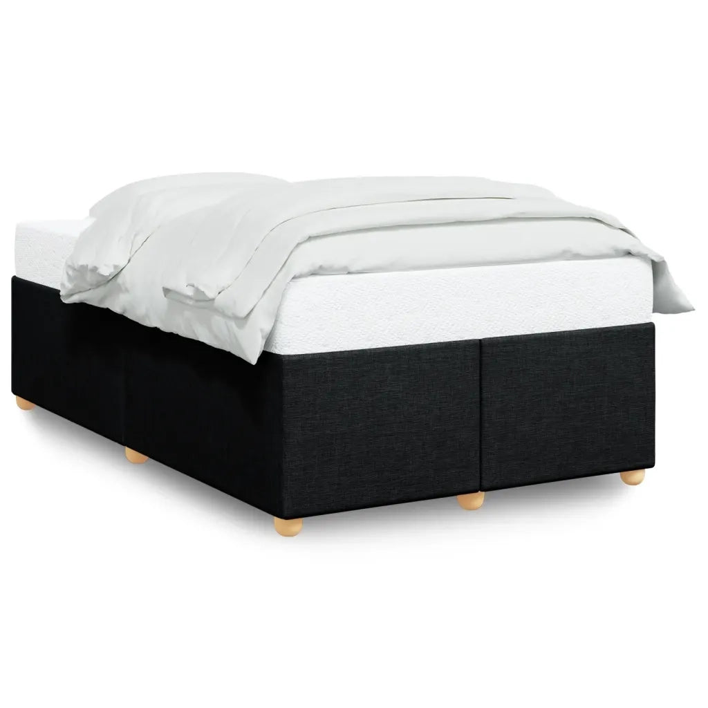 Giroletto senza Materasso-Struttura Letto Nero 120x200 cm Tessuto 347447