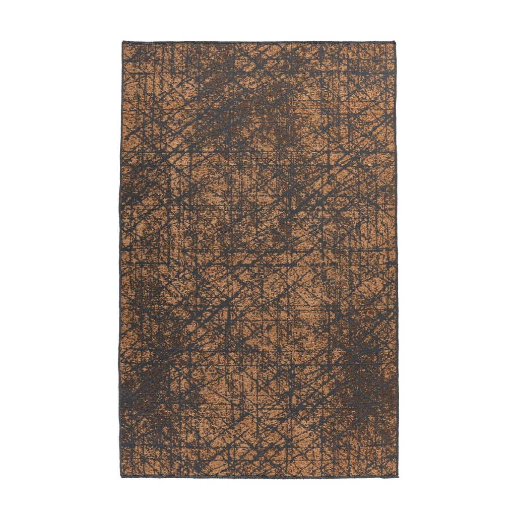 Tappeto Kalea 200 a tessitura piatta con rilievo 3D