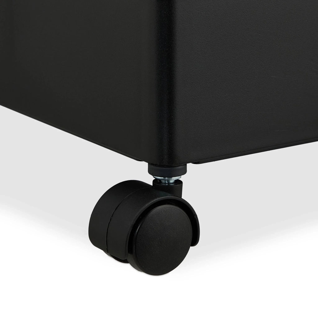 Pratico carrello da cucina a 2 livelli per cucina, bagno, ufficio 38 x 39,5 x 21,5 cm in plastica bianca 13_0016184