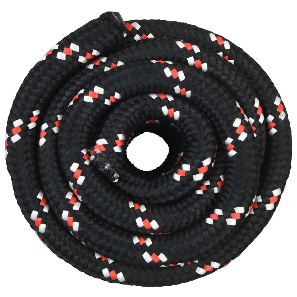 Corda da Barca 6 mm 5 m Nero e Rosso 42029567