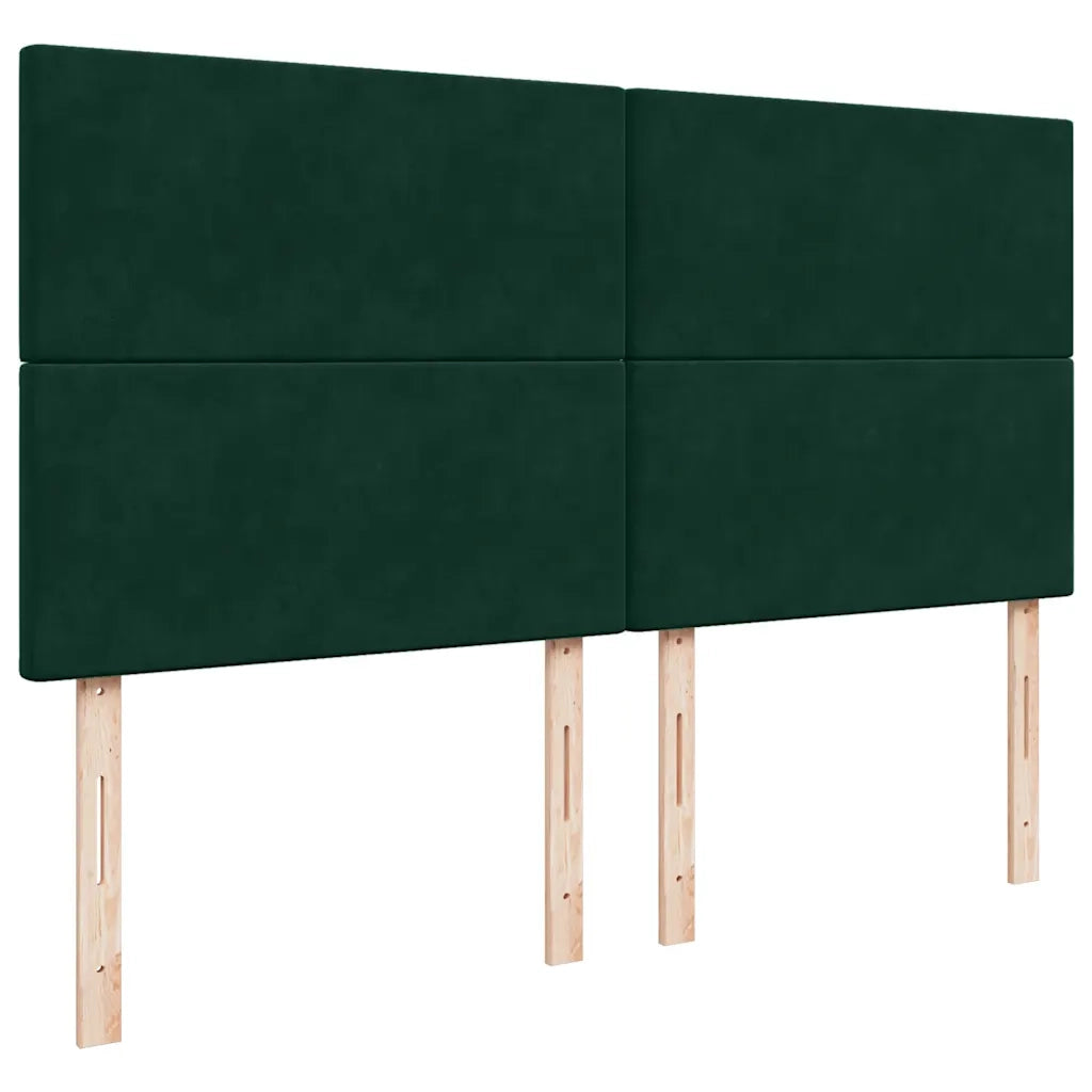 Struttura Letto Pouf con Materassi 180x200 cm Velluto 3313418