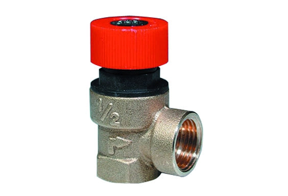 VALVOLA DI SICUREZZA ORDINARIA F- 1/2 x 8 Bar- UNIVA- pezzi 1