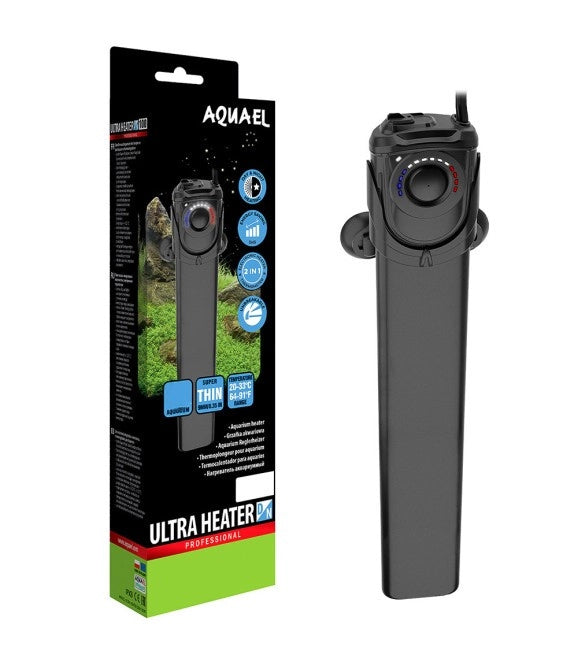 Aquael Ultra Heater D&N 25w - Riscaldatore elettronico per vasche fino a 25 litri
