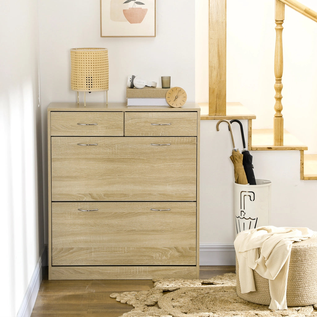 Scarpiera con cassetti e ante ¨C Minimal ¨C 80x30x91,5 cm