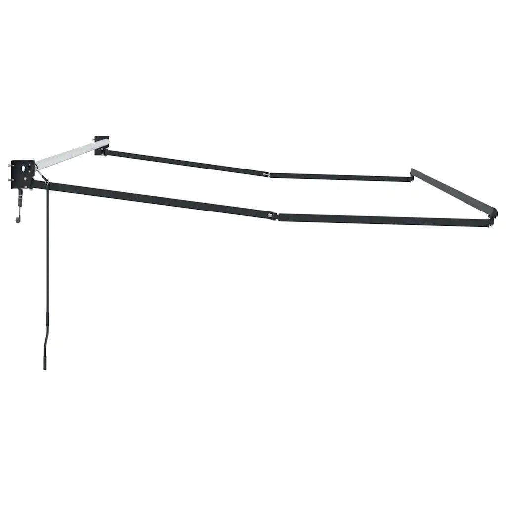 Tenda da Sole Antracite 3,5 x 2,5 m Metallo 362032