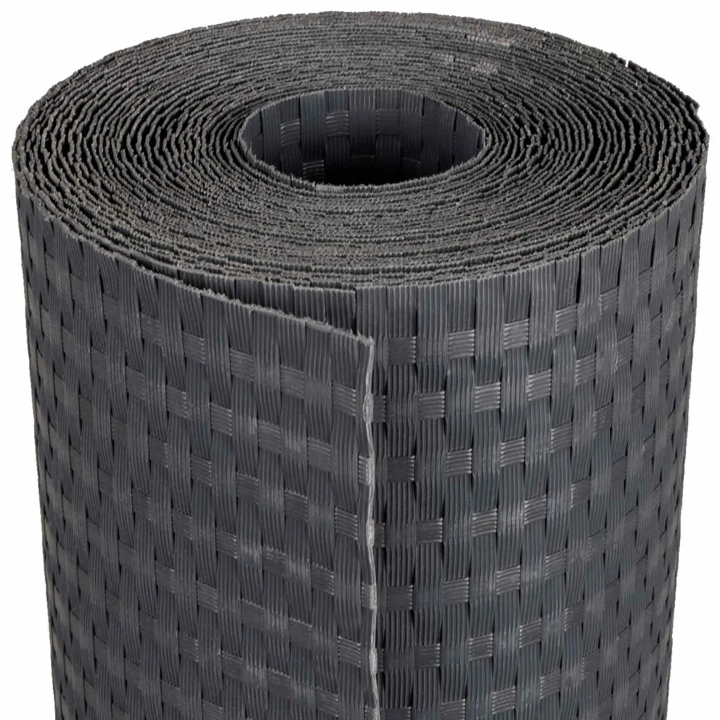 Schermo da balcone Grigio Scuro 300 x 100 cm polyrattan 42032614