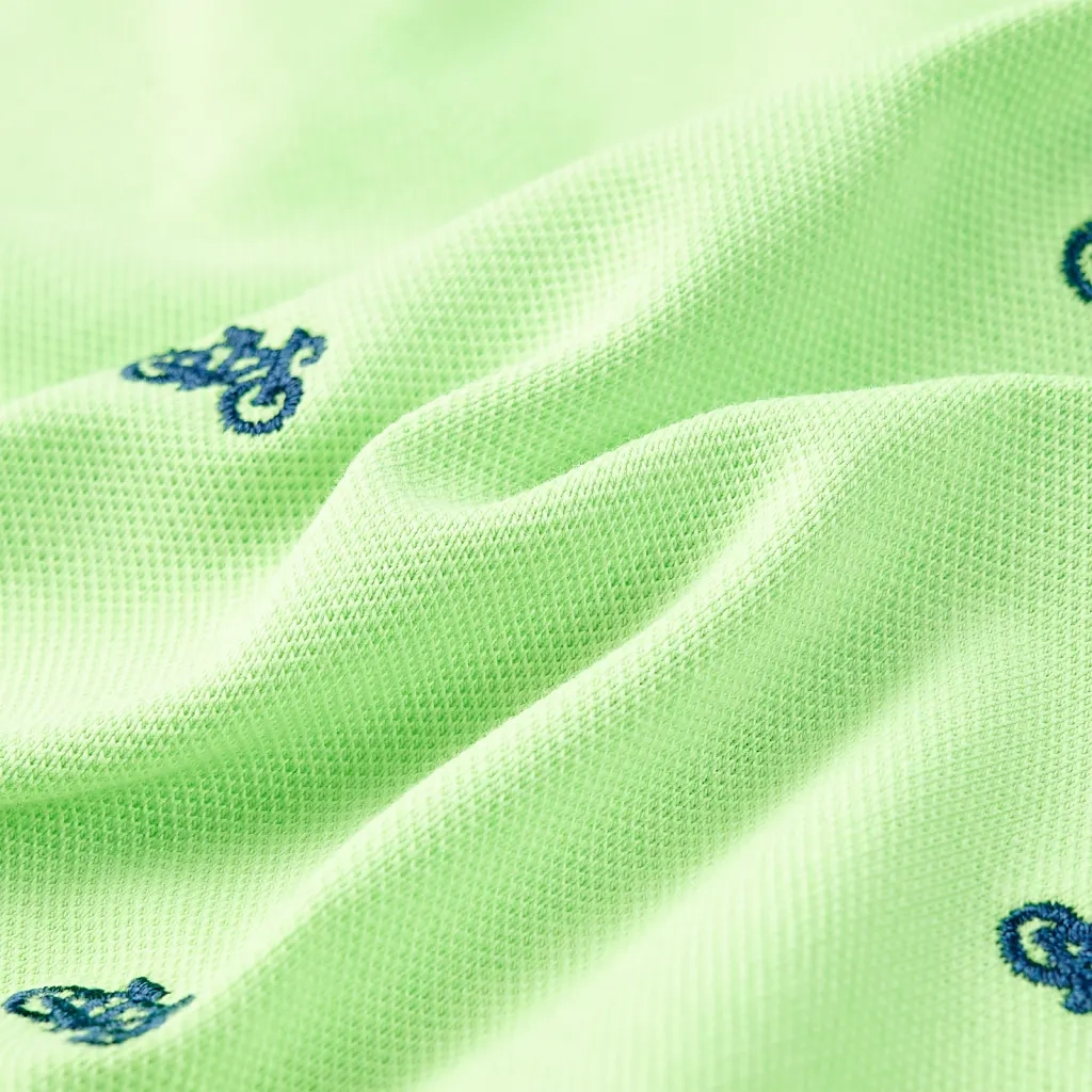 Polo da Bambino Verde Neon 116