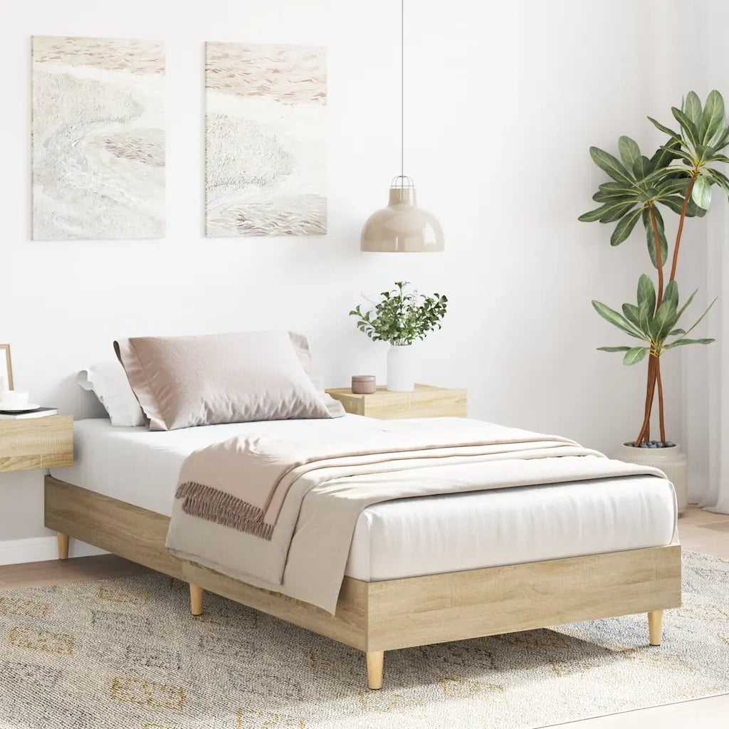 Giroletto senza Materasso Rovere Sonoma 75x190 cm in Truciolato 861095