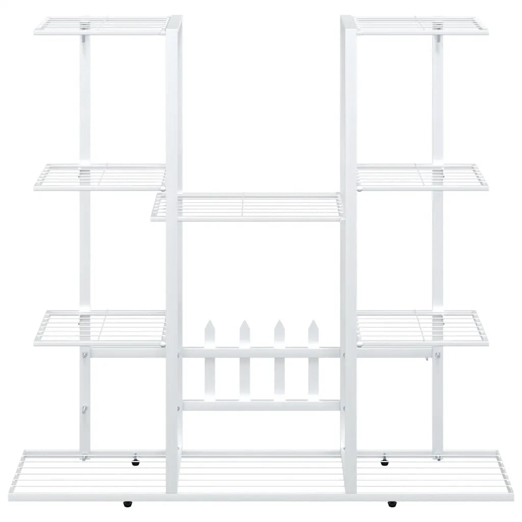 Portafiori | Sostegno per piante 94,5x25x89 cm Ferro Bianco