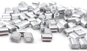 Persini in Alluminio - Clip per Cavi - 100 Pezzi