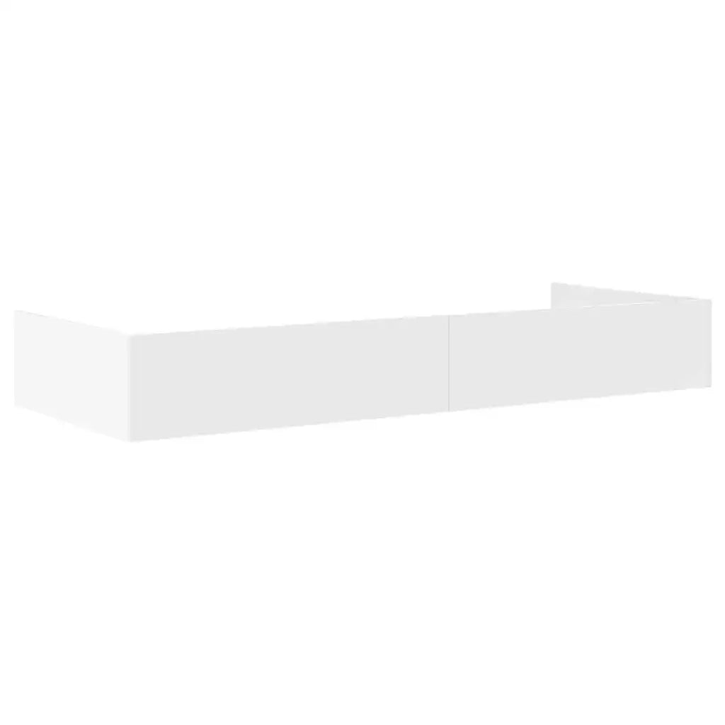 Struttura del letto-Giroletto-Rete del Letto Bianco 75 x 190 cm Legno multistrato 473592