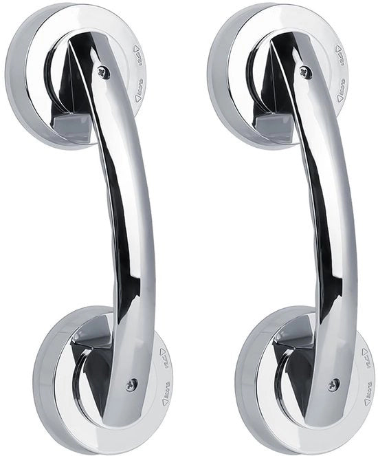Maniglia di appoggio per bagno e cucina 19,5 cm - Maniglia antiscivolo - Protezione di sicurezza - Peso di carico 15 kg - Adatta per superfici lisce - Codice prodotto: 123456 - Modello: ZHG-19.5