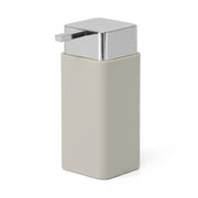 Dispenser sapone beige e cromo in plastica Star