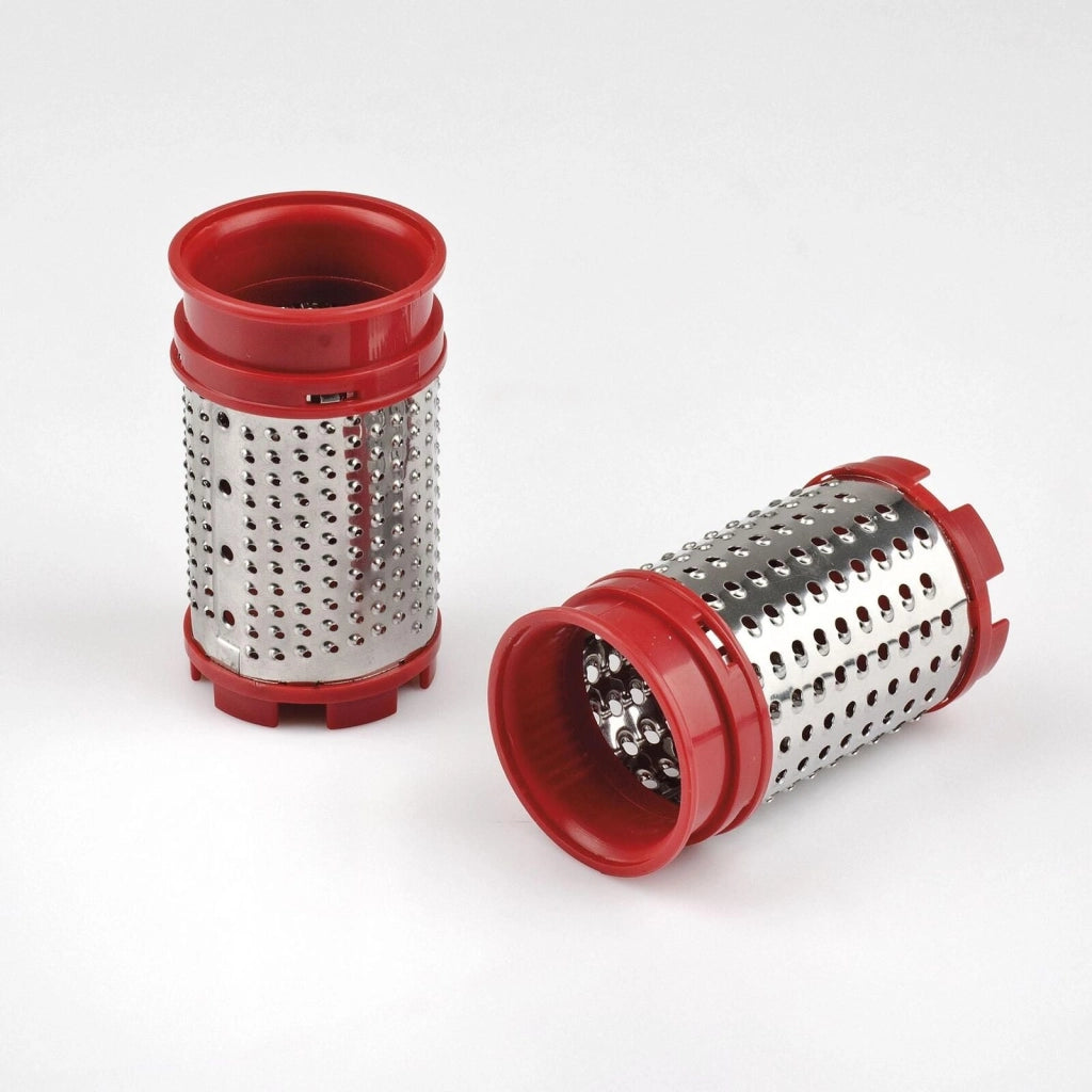 Girmi GT0201 Grattugia elettrica ricaricabile 12W 2 rulli acciaio inox colore Bianco Rosso