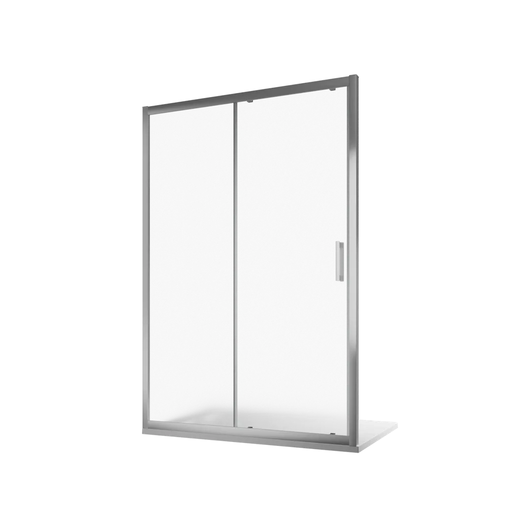 Porta doccia 115 cm scorrevole reversibile vetro 6mm opaco h180cm | Sicily
