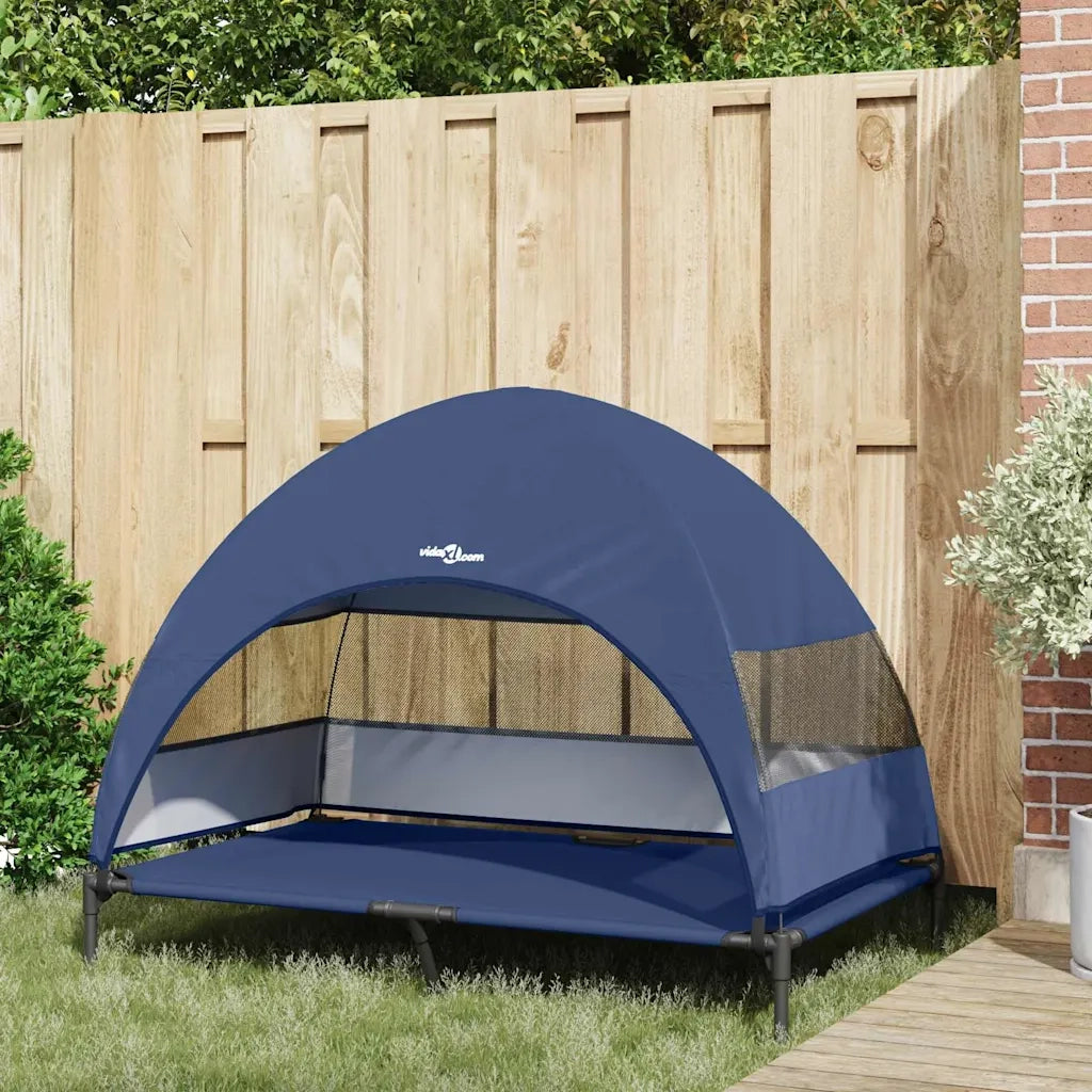 Letto per Cani Elevato Blu navy 127 x 81 x 108 cm CFW4173246