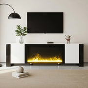 TV-Schrank White+Black in Spanplatte 165 cm