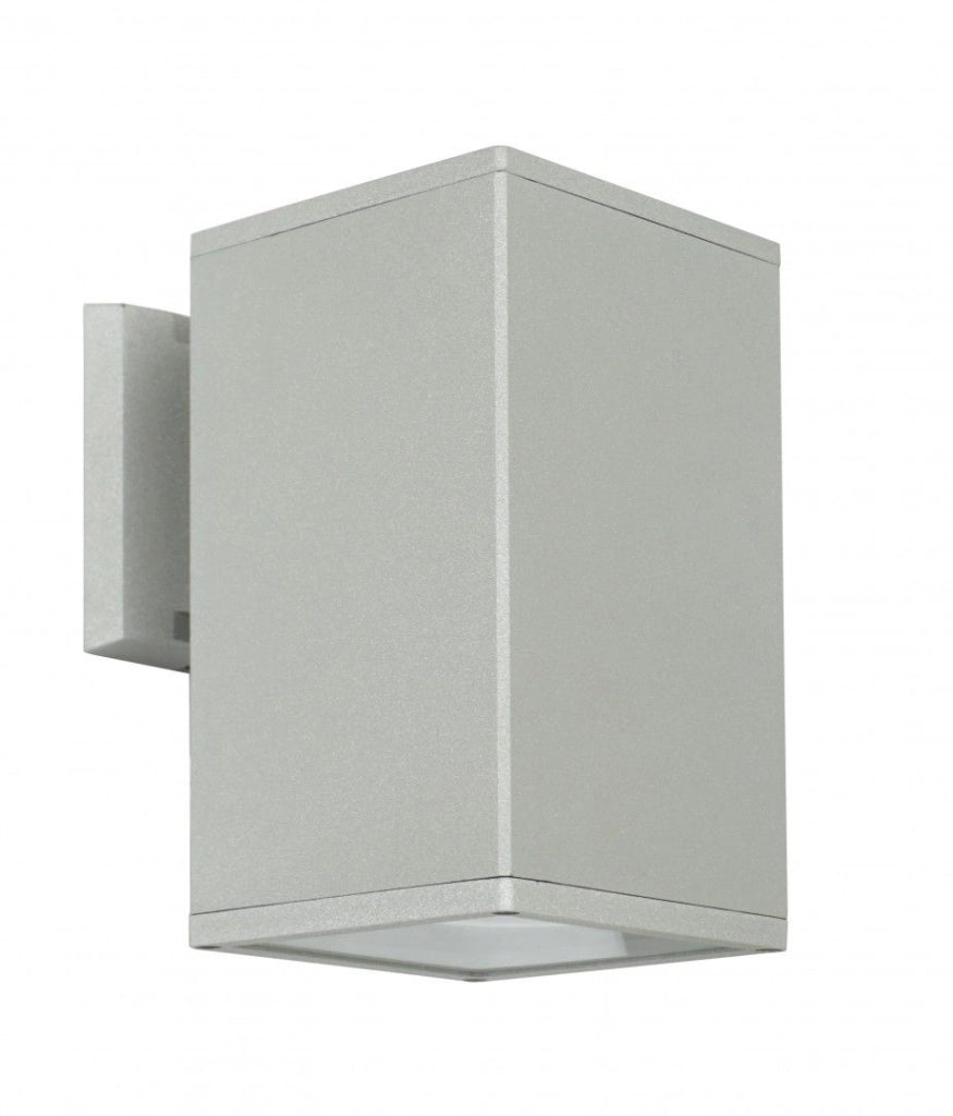 Applique esterna SU-MA Adela 8002 AL E27 argento IP54