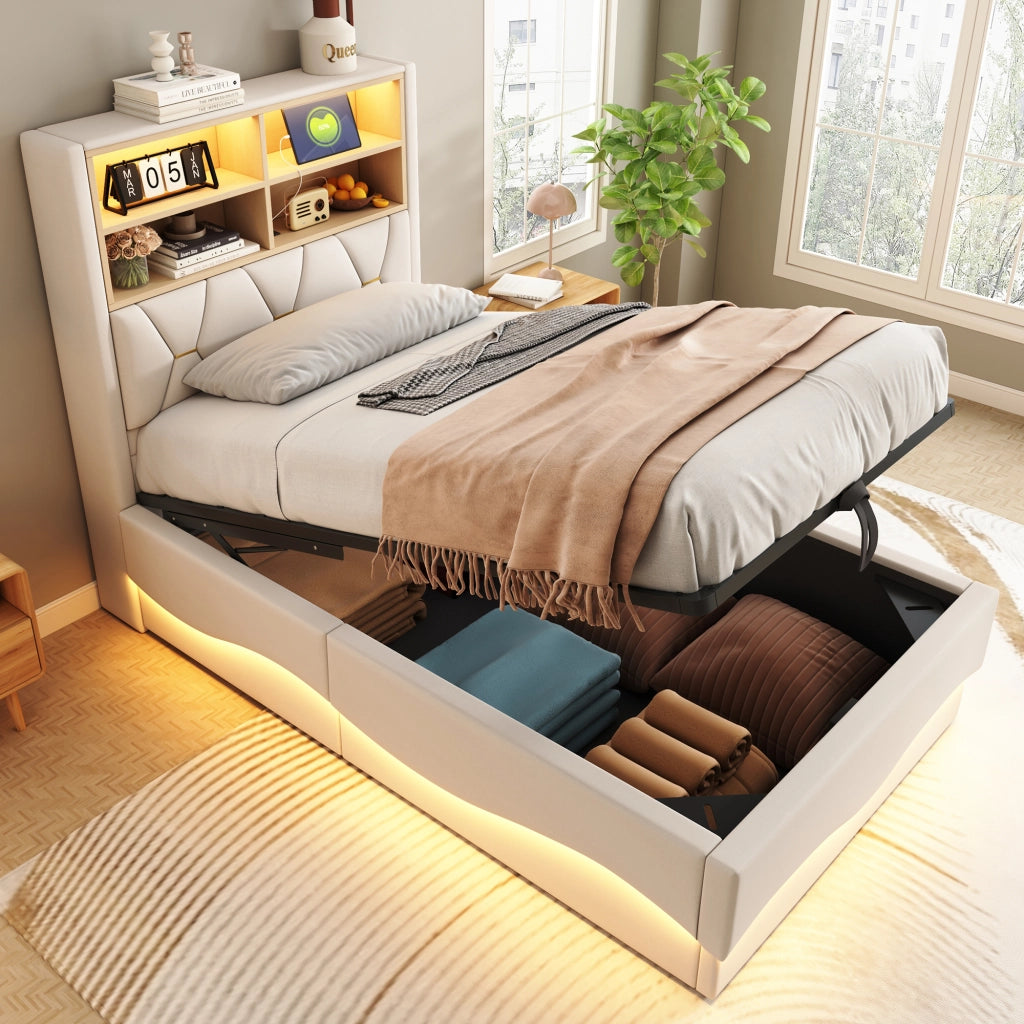 letto per bambini ferro beige 90 x 200 cm