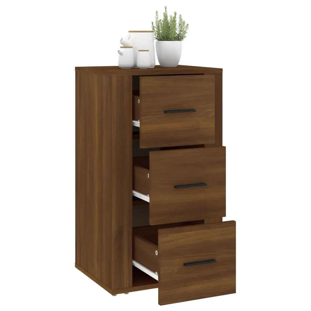 Credenza-Buffet-Armadio da cucina Rovere Marrone 40x33x70 cm in Legno Multistrato
