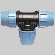 RACCORDO A TEE DOPPIO PLASTICA  50     UNIDELTA