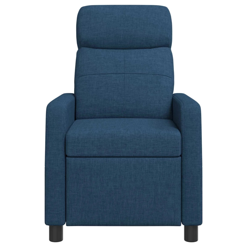 Poltrona Massaggiante Blu Tessuto 42035065