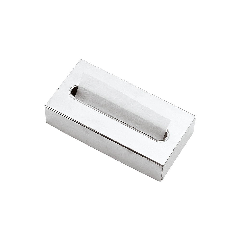 Porta kleenex in ottone cromato