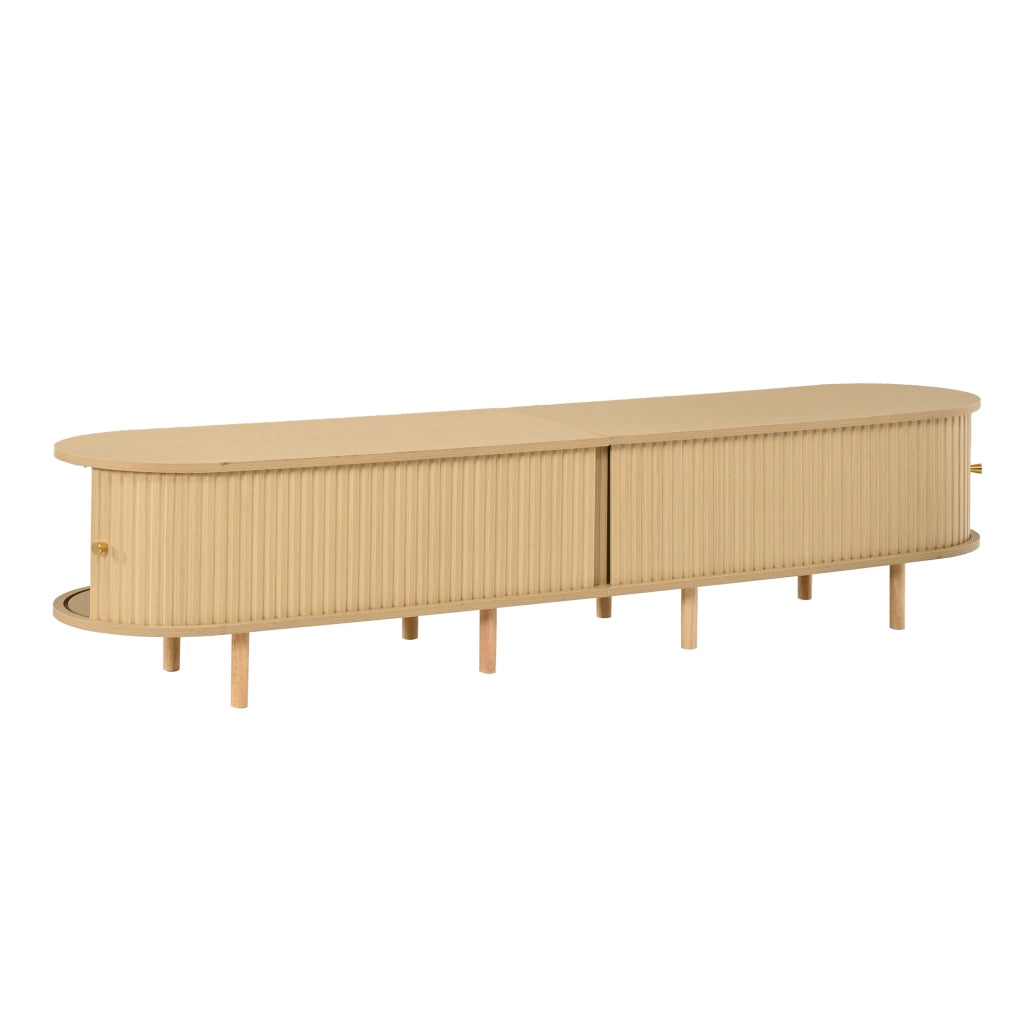 Mobile TV in MDF color legno chiaro 180 cm
