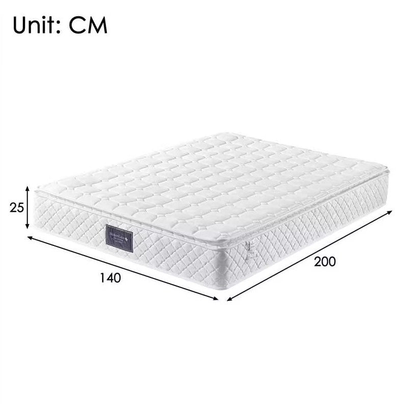 Letto matrimoniale 140x200 cm con contenitore idraulico, testiera con USB e LED, materasso incluso
