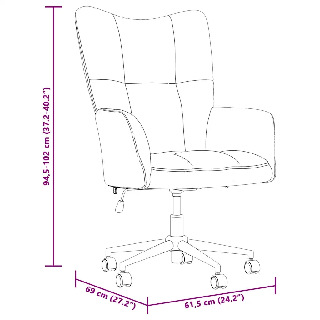 Poltrona Relax Nera in Velluto 328167