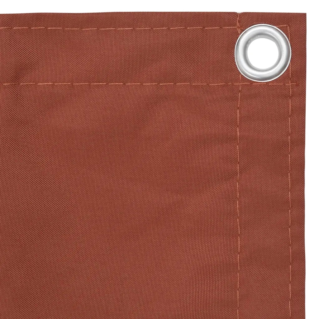 Schermo da balcone | Paravento da Balcone Terracotta 90x500 cm Tessuto Oxford