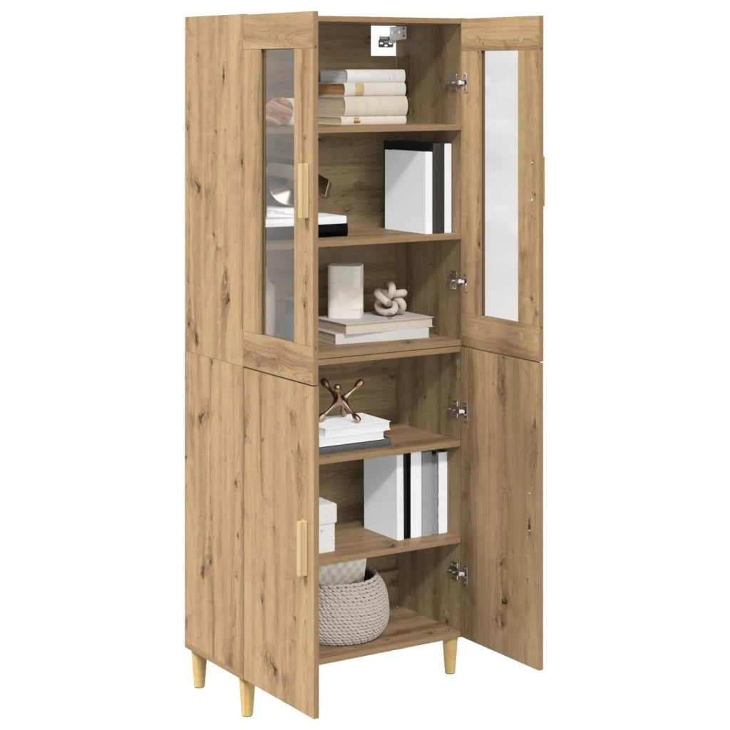 Credenza | Madia | Buffet da pranzo | Armadio da pranzo Rovere artigianale 69,5 x 34 x 180 cm