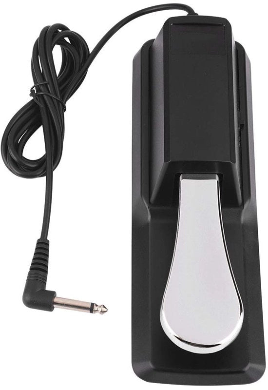 Pedale di Sostegno per Tastiera - Accessorio Universale - Migliora il tuo Gioco del Pianoforte - Nero - Pedale del Sostegno - Adatto per Pianoforti Digitali - Perfetto per Pianoforti e Clavicembali - Codice del Prodotto: 123456 - Modello: DP-100