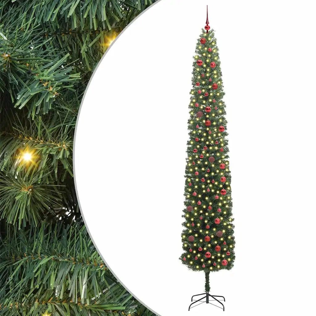 Albero di Natale artificiale con 300 LED Verde 300 cm