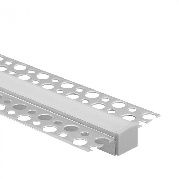 Profilo LED GP03 incasso anodizzato diffusore opale 3m Ecolight