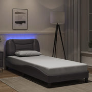 Giroletto con LED senza Materasso Hvar Grigio 80x200 cm 3213895