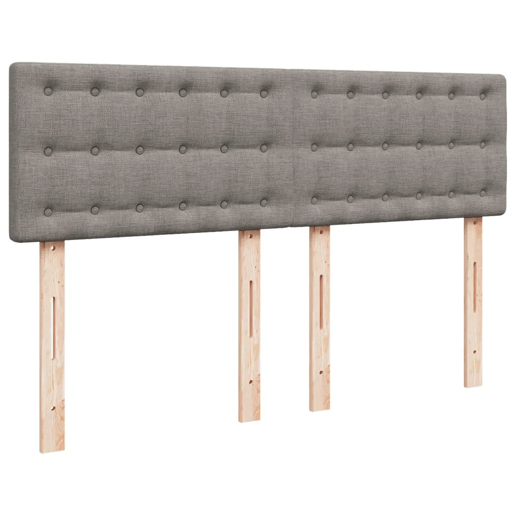 Giroletto a Molle con Materasso Tortora 140x200 cm in Tessuto 3285929