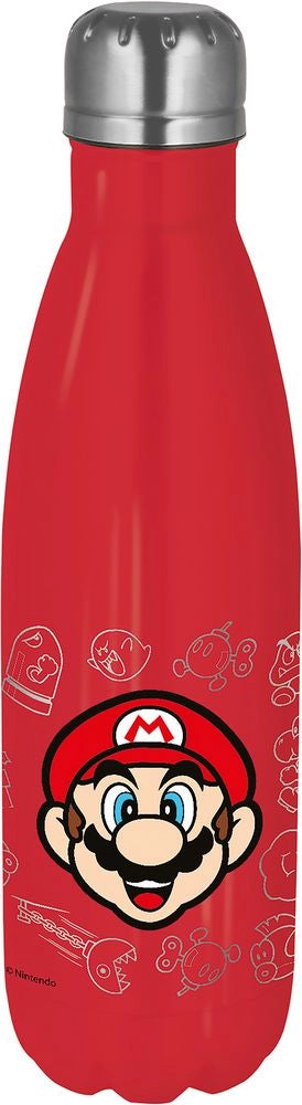 Borraccia in acciaio inossidabile con grafica di Super Mario, capacitÃ  780 ml