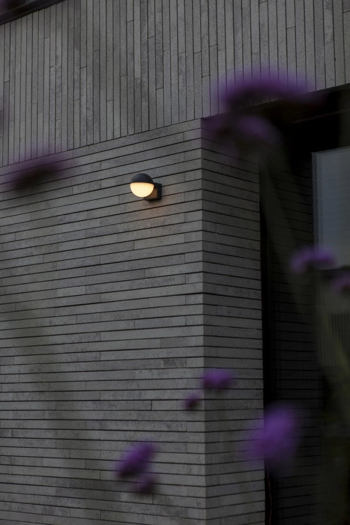 Applique esterna LOOMA LED 7,8W IP54 alluminio grigio