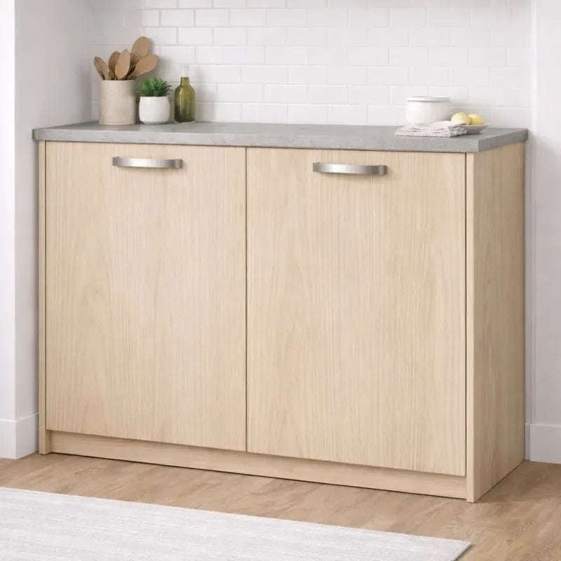 Anta per mobili in Legno nobilitato Compresa di Maniglia 72x30 Rovere