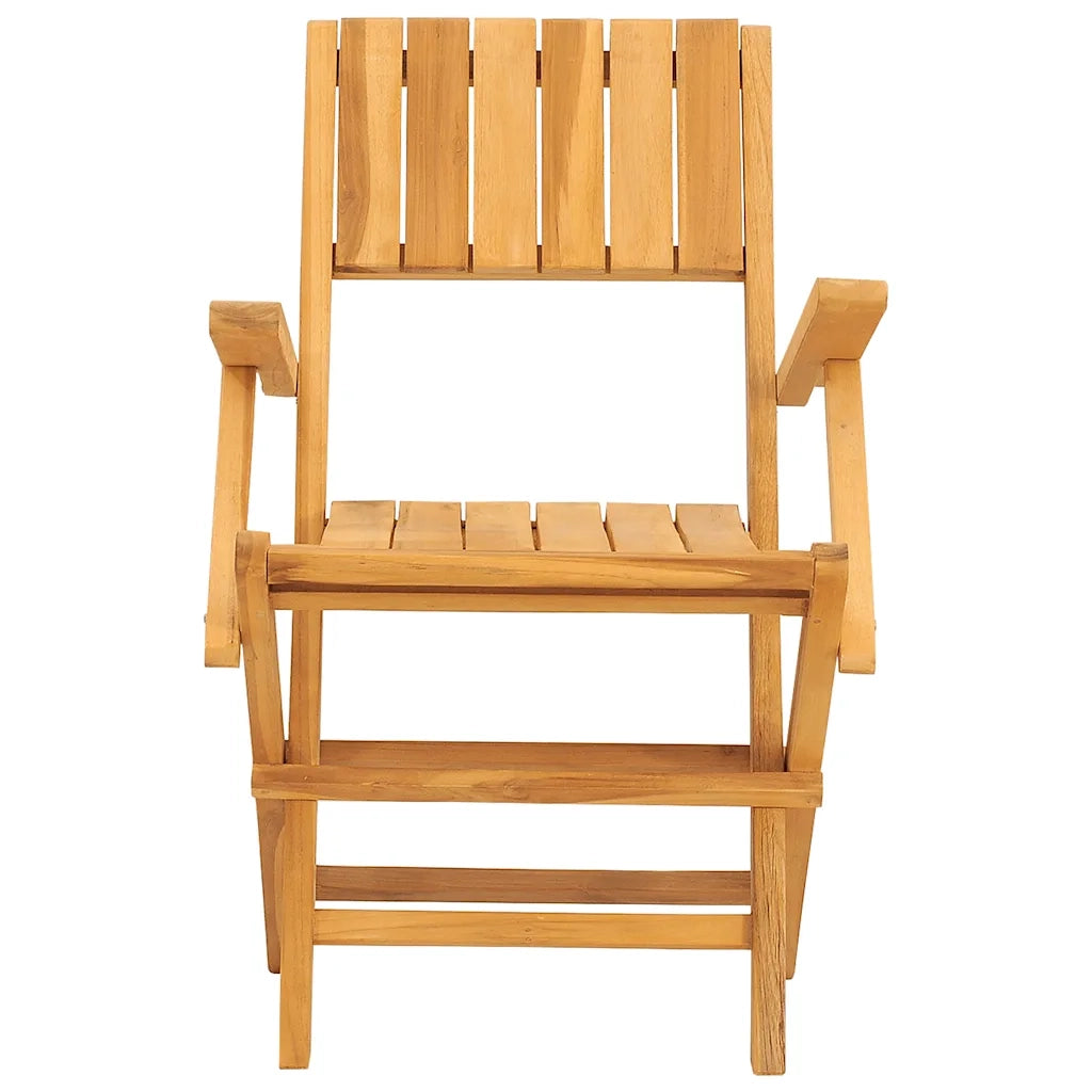 Sedie da Giardino Pieghevoli 4 pz | Sedie da Esterno 55x61x90cm Legno Massello Teak