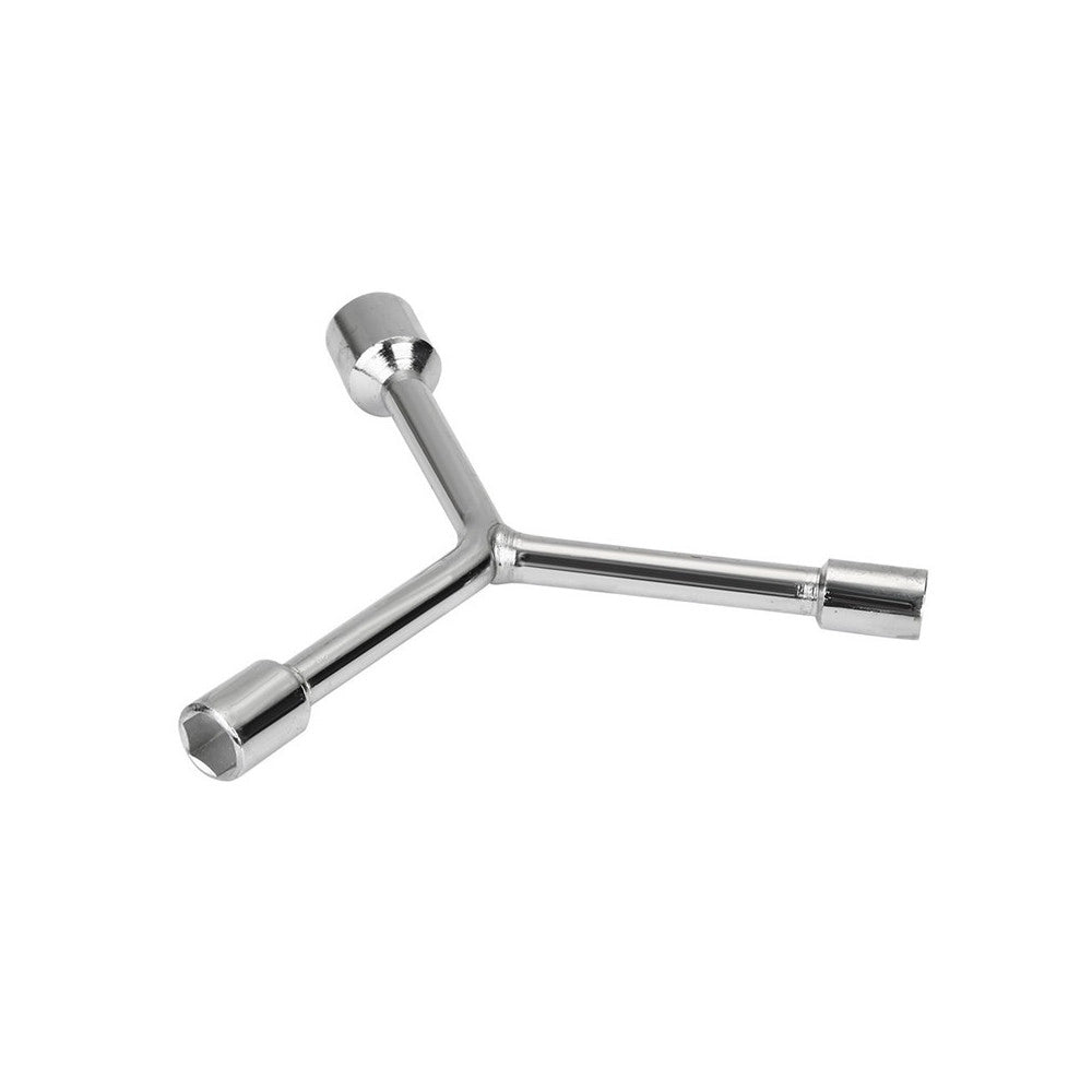 Trade Shop - Chiave Esagonale Bussola Svita Bulloni Cambio Ruota Bicicletta Inox 8-10-12 Cm -