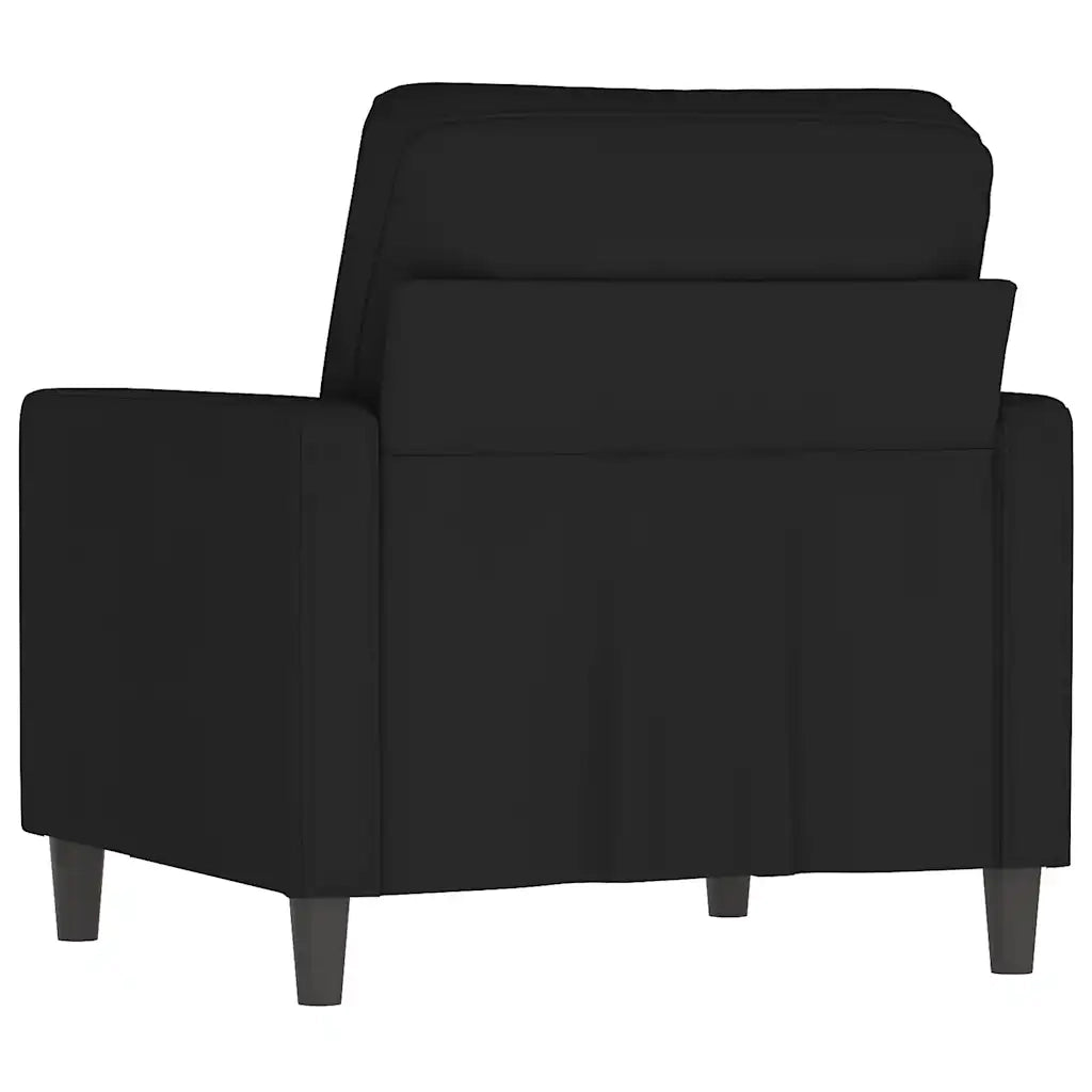 Poltrona | Sedia Relax Nero 60 cm Velluto